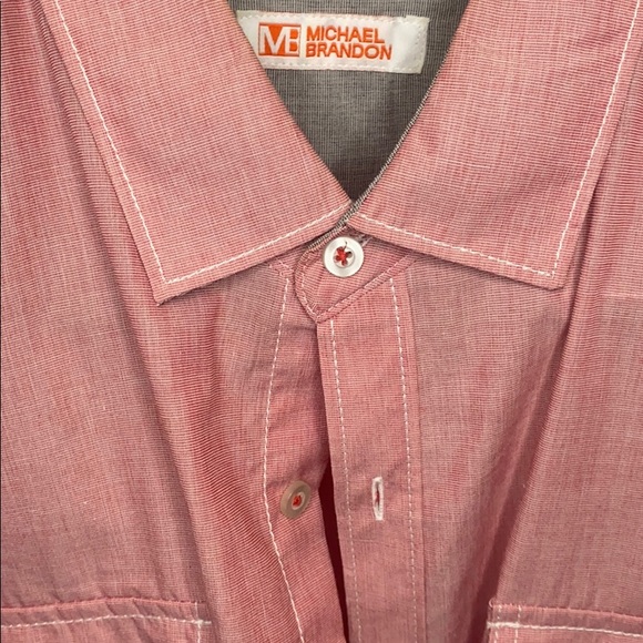 Men’s casual button down Michael Brandon/ large. - Picture 2 of 6